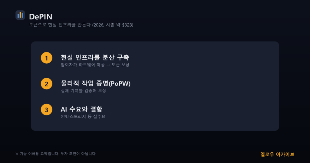 DePIN 핵심 3가지