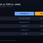 이더리움 ETH vs 카르다노 ADA 비교