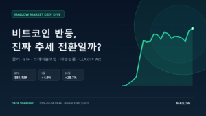 비트코인 반등이 추세 전환인지 금리 ETF 스테이블코인 파생상품으로 분석한 대표 이미지