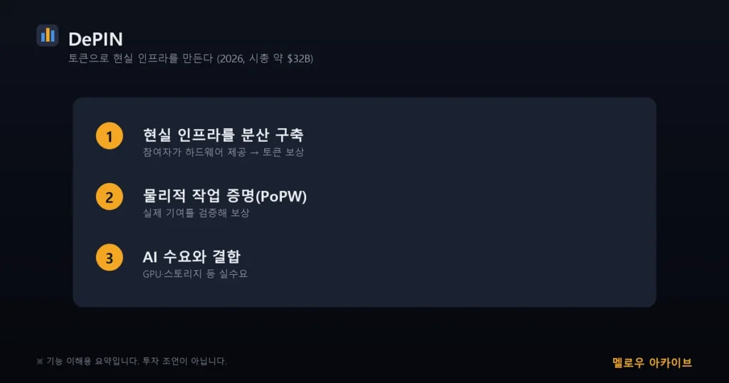 DePIN 핵심 3가지