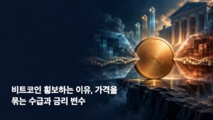 비트코인 횡보하는 이유, 가격을 묶는 수급과 금리 변수 대표 이미지