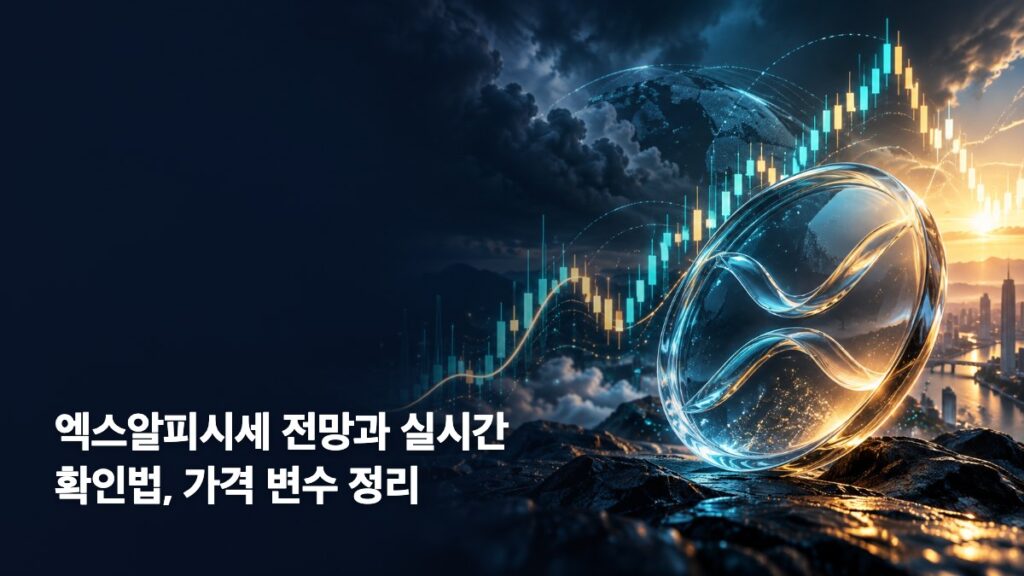 엑스알피시세 전망과 실시간 확인법, 가격 변수 정리 대표 이미지